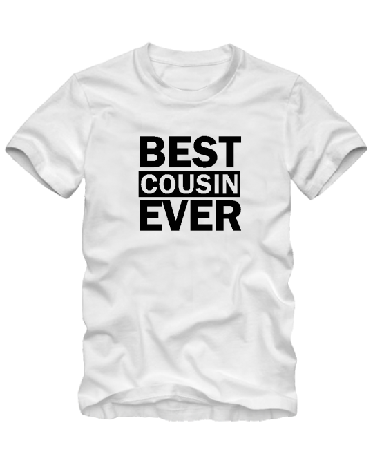  Marškinėliai Best cousin ever